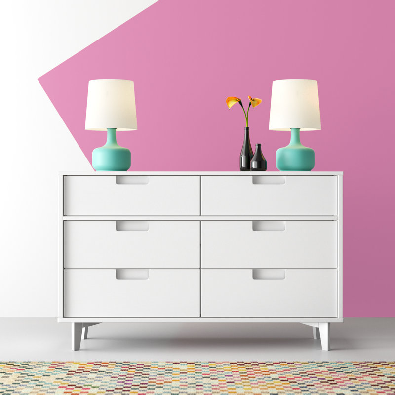 Mercury Row® Helmick 6 Drawer Dresser & Reviews Wayfair Canada
